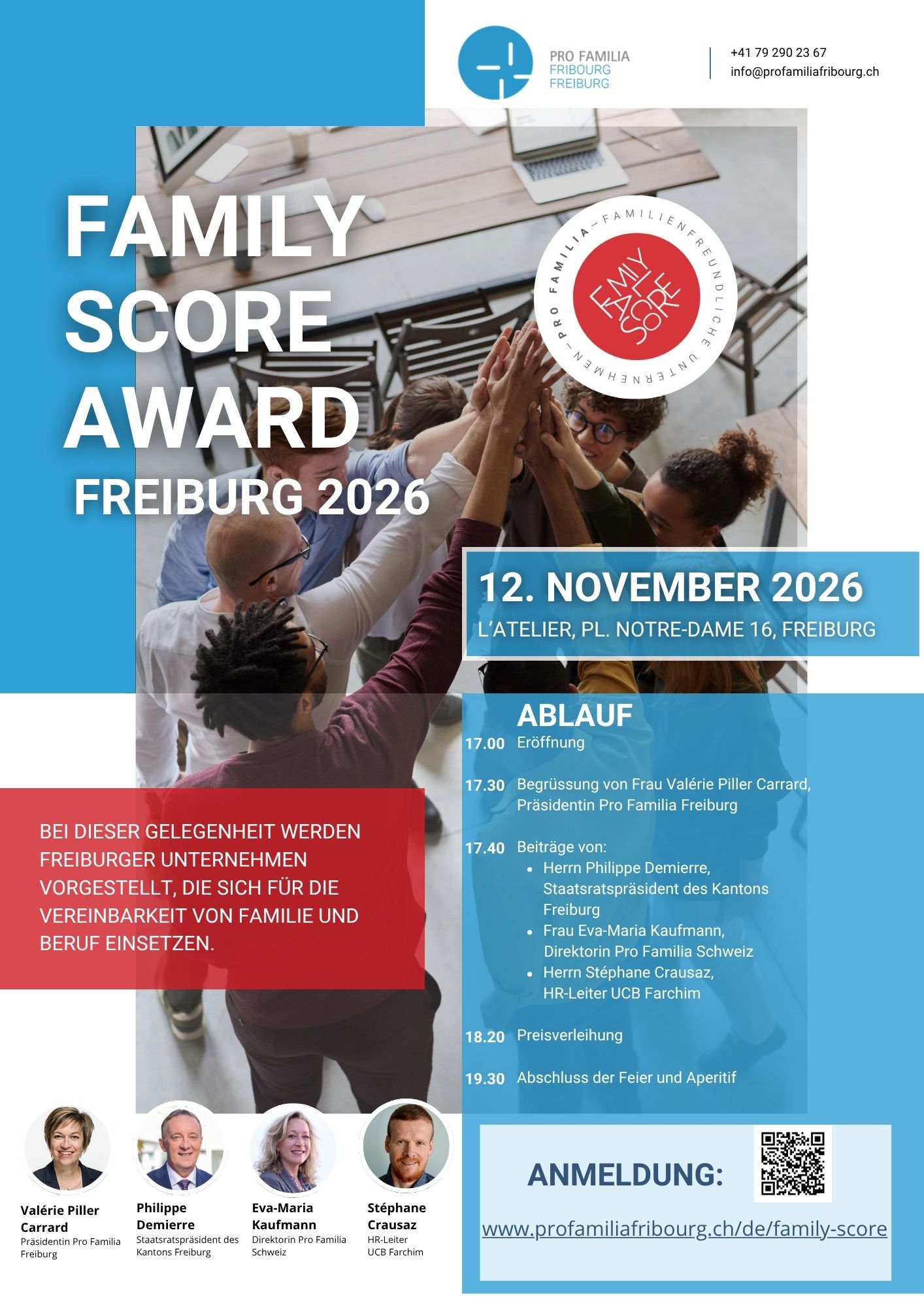 Einladung Family Score Award Fribourg 2026